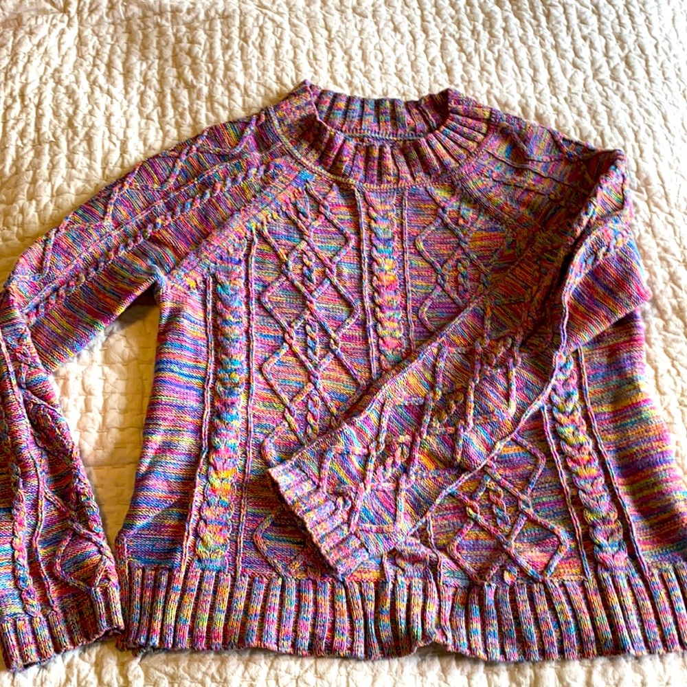 Gap Cable Knit Crew Sweater. Small TALL!